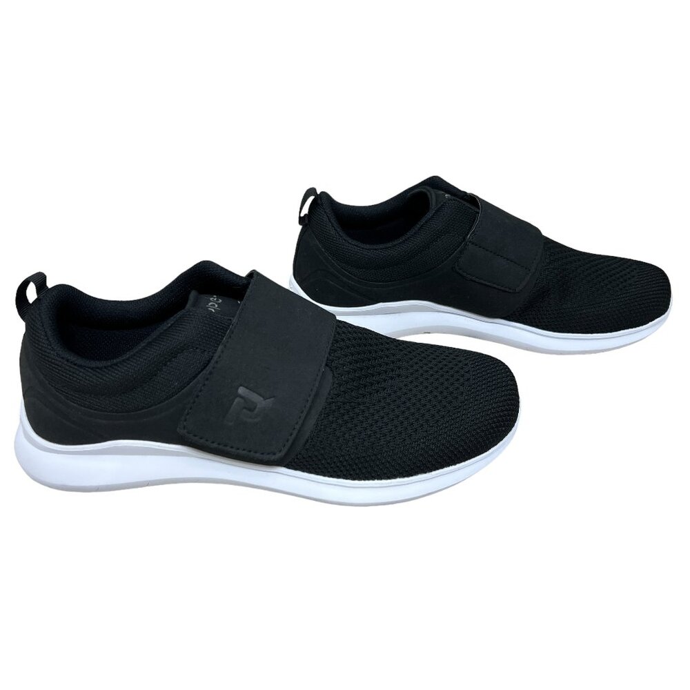NWOT Propet Viator Knit Strap black men's sneaker size 10